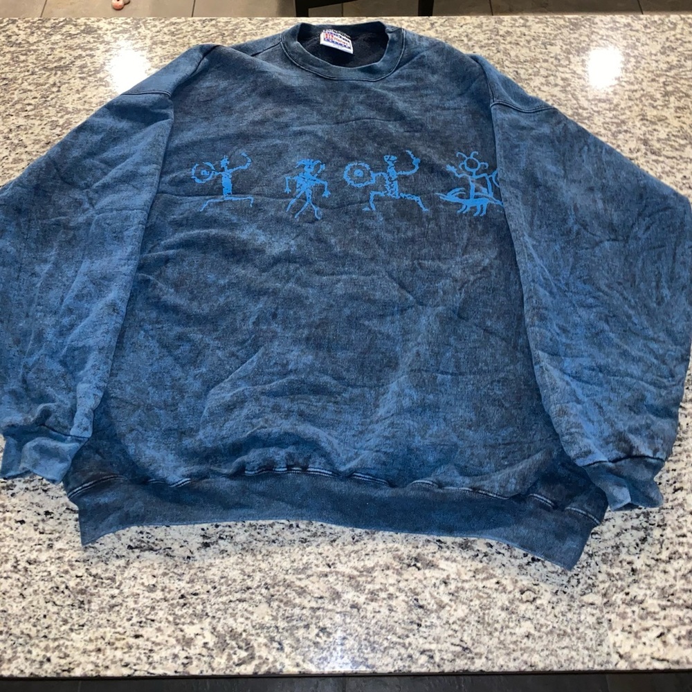 Vintage Stone Aged Rockwear crewneck